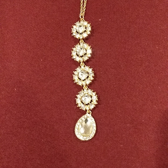 4 for $50 Fashion Jewelry Set Gold & Diamonds Earrings Necklace Costume Jewelry - Picture 4 of 6